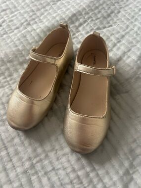 Toddler Gold Girls' Mary Jane Flats